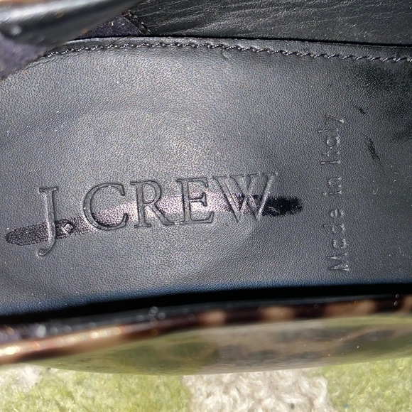 NEW J. Crew Cece Tortoise Leopard Print Patent Leather Ballet Flats - 7.5 - Picture 11 of 14